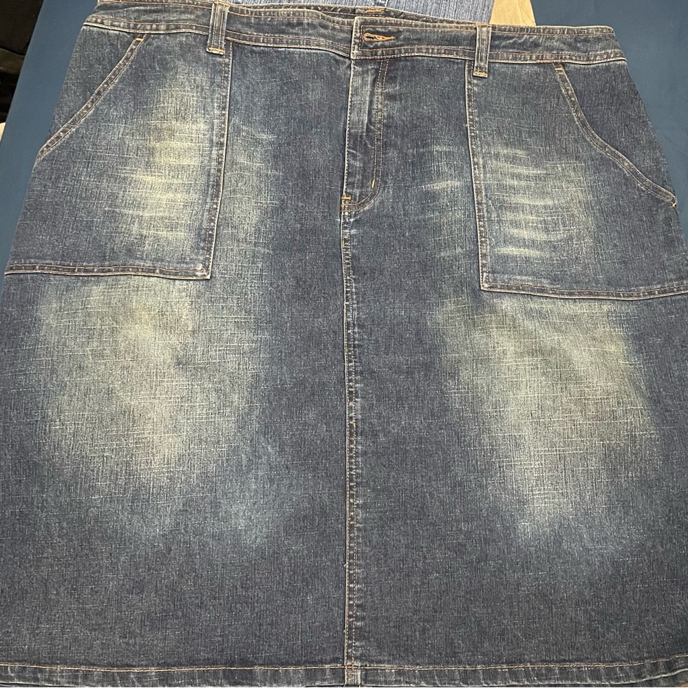 Venezia Lane Bryant denim skirt